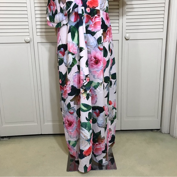NWT CITY CHIC Garden Maxi Dress Pink Size 18 - Picture 10 of 16